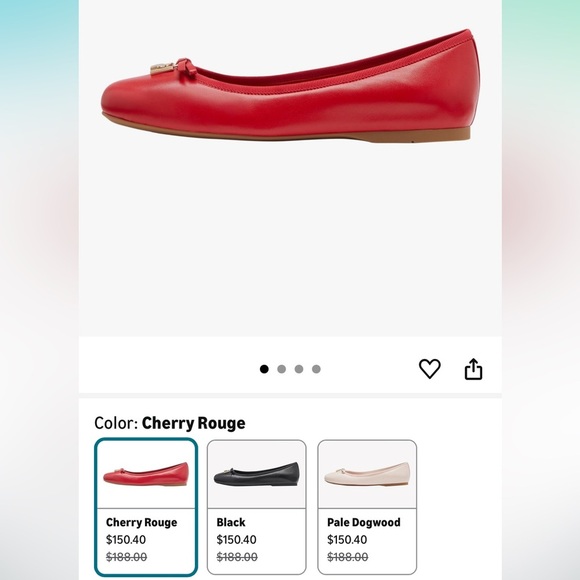 Kate Spade Red Slip-On Flats size 8.5 - Picture 11 of 11